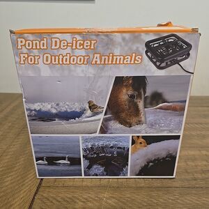 Pond De-icer For Outdoor Animals 1500 W Floating Or Submersible Constant Temp
